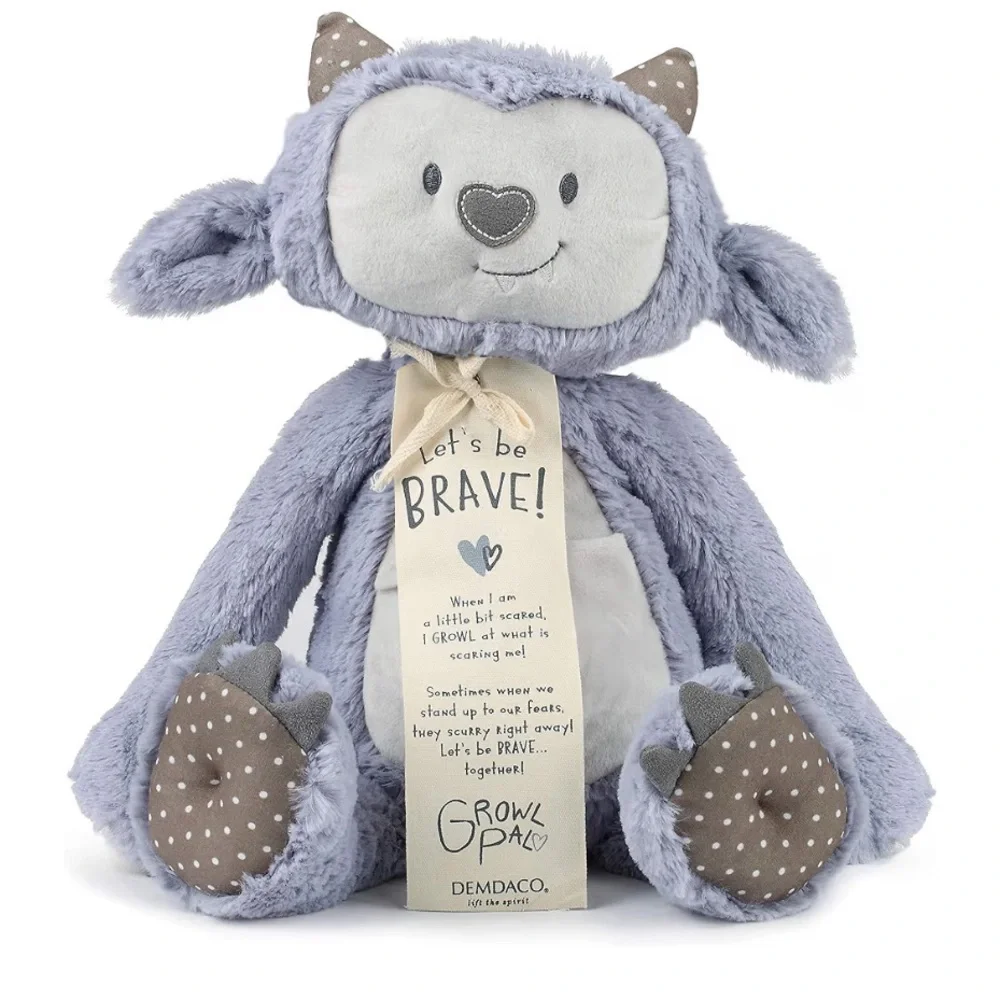 Demdaco Brave Box Kids Mittens - Blue and Gray.